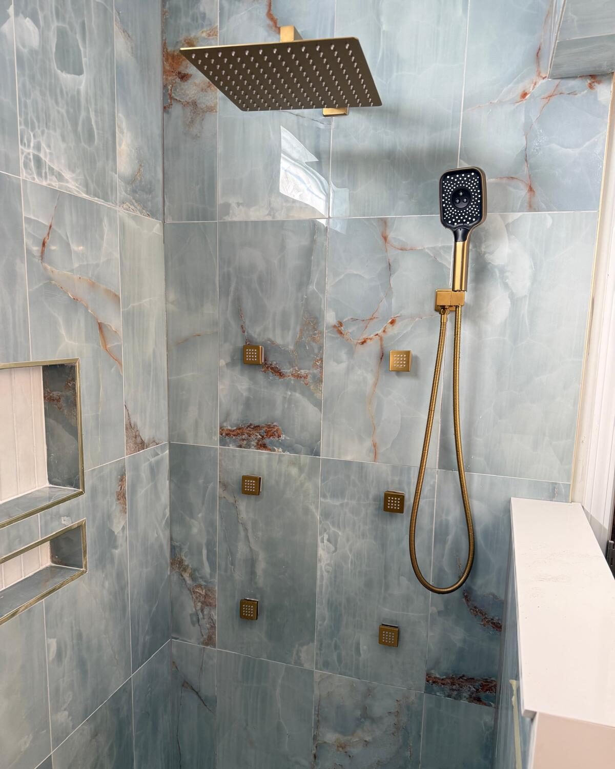 Shower Remodeled by DLUCCA Remodeling